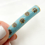 Buy Diamond Sterling Silver Long Rectangle Star Enamel Connector